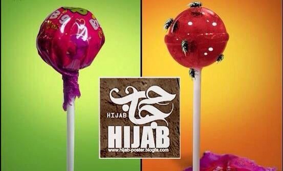 Hijab = Candy wrapper