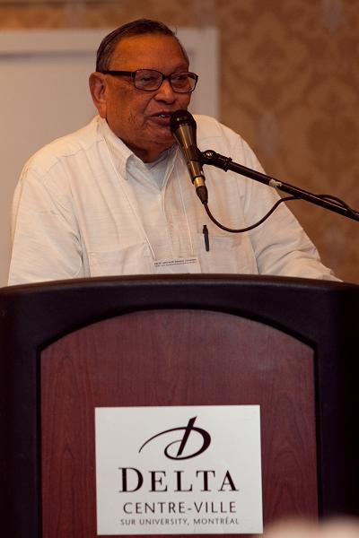 Lavanam Goparaju at the podium, 2010-10-03