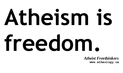 Atheism is freedom